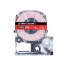 Epson LK-4RWP, SD12RW, 12mm x 9m, бял печат / червен фон, съвместима лента