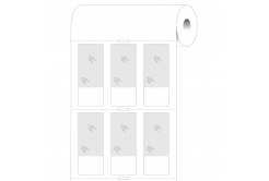 Brady BPT-511-427 / 236987, термо хартиени етикети, 25.40 mm x 63.50 mm