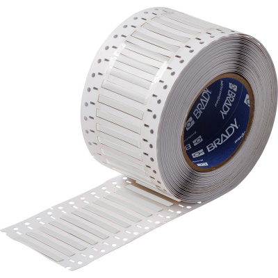 Brady LSZH-125-2-WT / 141212, етикети, THT Low Smoke Halogen Free Permasleeve Wire Marking Sleeves, 50.80 mm x 6.00 mm
