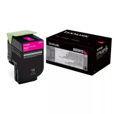 Lexmark 80C0S30 магента (magenta) оригинален тонер