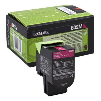 Lexmark 80C20ME магента (magenta) оригинален тонер