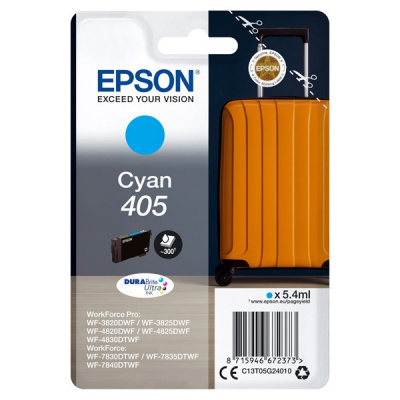 Epson 405 C13T05G24010 циан (cyan) оригинална касета