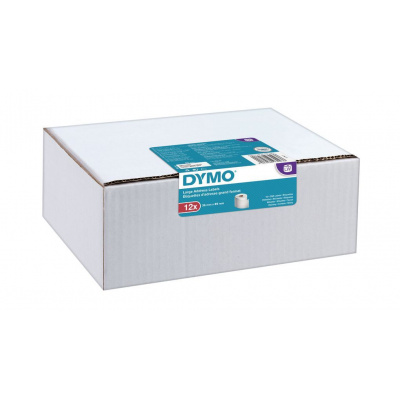 Dymo 99012, 2093093, 36мм x 89мм, оригинални етикети от хартия, 12бр