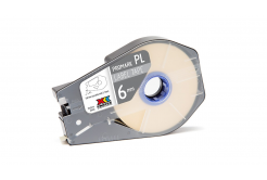Partex PROMARK-PL060CN9, бял самозалепваща лента, 6мм, 30м