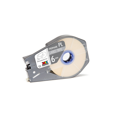 Partex PROMARK-PL060CN9, бял самозалепваща лента, 6мм, 30м