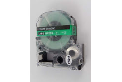 Epson LC-SD6GW, 6mm x 8m, бял печат / зелен фон, съвместима лента