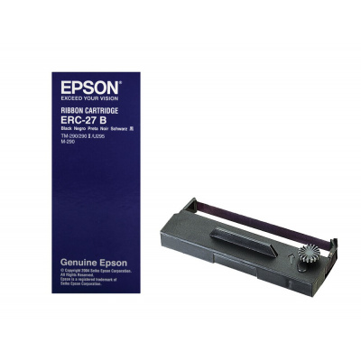 Epson ERC 27 C43S015366, черно, оригинална боядисваща лента