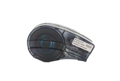 Brady M21-125-C-342-WT, 6 mm x 2,13 m, черен печат / бял фон, съвместима лента