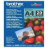 Brother Photo Paper Glossy BP71GA4, 260 г/м2, A4, 20 бр., лъскав, мастиленоструен, бял, фотографска хартия