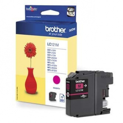 Brother LC-121M магента (magenta) оригинална касета