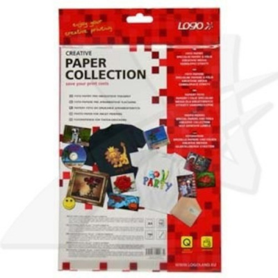 Logo 15 20063 15, 180 г/м2, A4, 10 бр., лъскав, мастиленоструен, бял, фотографска хартия