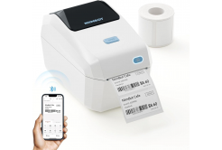 Niimbot K3 Smart 1AE17271605 принтер за етикети, Бял + ролка с етикети 230 бр.