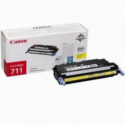 Canon CRG-711 жълт (yellow) оригинален тонер