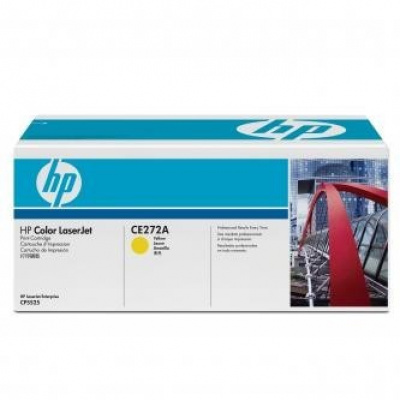 HP 650A CE272A жълт (yellow) оригинален тонер