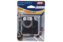 Dymo D1 16958, S0718050, 19mm x 3.5m, черен печат/бял фон, оригинална лента