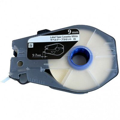 Canon TM-LTC9W, 9mm x 30m, Бял оригинална лента