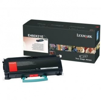 Lexmark E460X21E черен (black) оригинален тонер