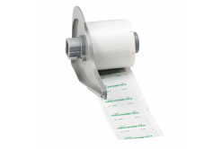 Brady M7-30-428-CALI / 173352, 38.10 mm, Polyester, зелен печат / сив фон