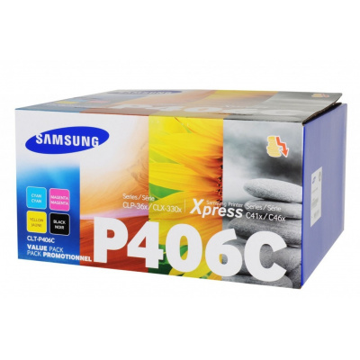 HP SU375A / Samsung CLT-P406C CMYK комплект оригинален тонер