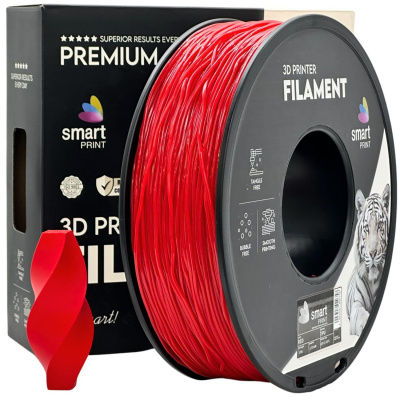 Smart Print FG-S121-E1, 3D филамент, TPU 95A, 1,75mm, 1000g, Червен (Red)