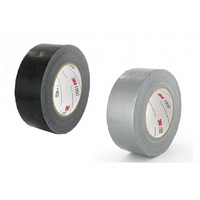 3M 1900 Duct Tape Универсална текстилна лента, 50 mm x 50 m, 2 цвята 50 mm x 50 m черна/black