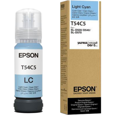 Epson T54C5 C13T54C520 светло циан (light cyan) оригинална касета с мастило