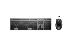 HP 9T5A9AA 720 Sada klávesnice bezdrátová CZ, černá s bezdrátovou optickou myší, klasická, bezdrátový přijímač USB typ 2.4 [GHz]
