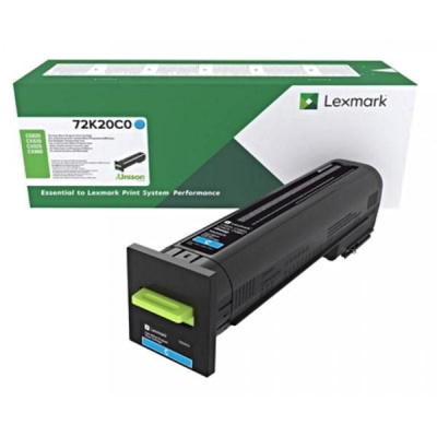 Lexmark 72K2XCE лазурен (cyan) оригинален тонер