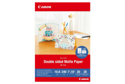 Canon Matte Photo Paper MP-101D 4076C007, 240 г/м2, 12x12см, 30 бр., мат, мастиленоструен, бял, фотографска хартия