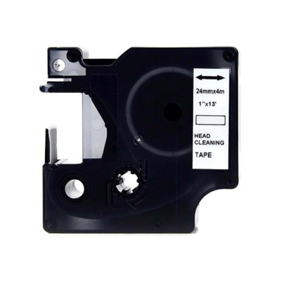 Dymo 5379C, 24mm x 4m, черен печат / бял фон, чистене съвместима лента