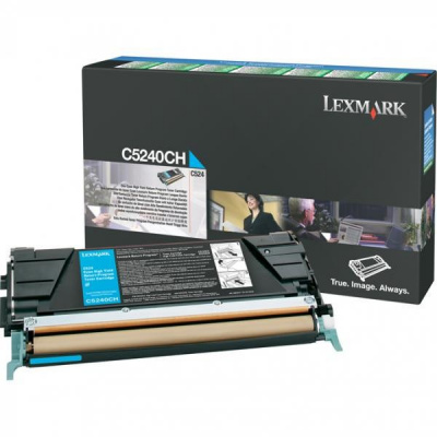 Lexmark C5240CH лазурен (cyan) оригинален тонер
