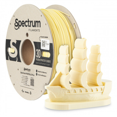 Spectrum 80729 3D филамент, pastello PLA, 1,75mm, 1000g, Жълт (Lemon cream)