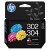 HP 302/304 B7RT6AE цветна (color) оригинална касета