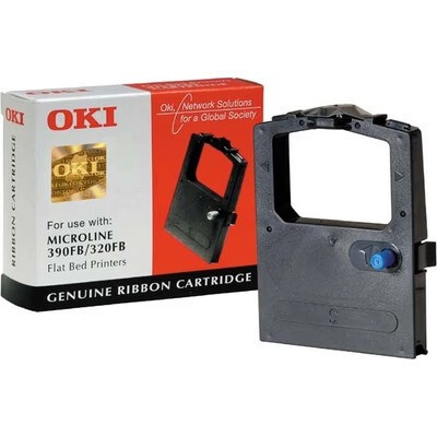 OKI 9002310, черно, оригинална боядисваща лента