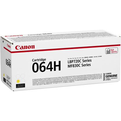 Canon 064HY 4936C002 жълт (yellow) оригинален тонер