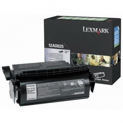 Lexmark 12A0825 черен (black) оригинален тонер