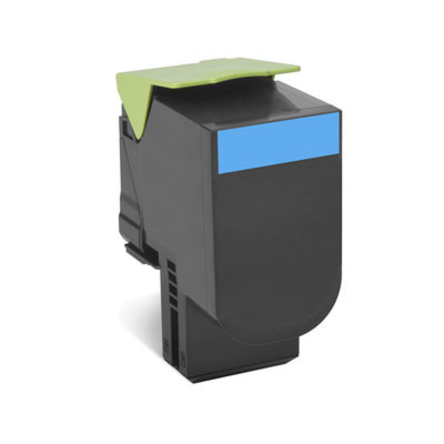 Lexmark 80C2SC0 лазурен (cyan) съвместим тонер
