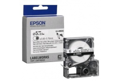 Epson LK-4WBA5 C53S654904 6мм x 9м, черно копиране / бял фон, оригинален термоусадочен шлаух
