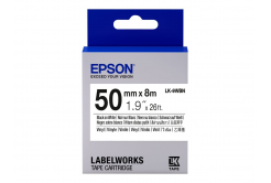Epson LabelWorks LK-9WBN C53S659001 50мм x 8м, черно копиране / бял фон, оригинален лента