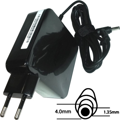 Asus оригинален адаптер 65W19V(W.M)BK 4PHI с EU щепсел (B0A001-00045900)