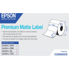 Epson C33S045535 Preмiuм Matte, за ColorWorks, 76x127мм, 265 бр, бели самозалепващи етикети