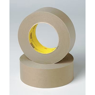 3M 2517 Flatback индустриална хартиена лента, светлокафява, 24 mm x 55 m, дебелина 0,16 mm
