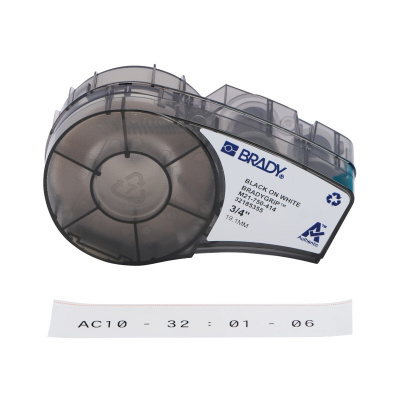 Brady M21-750-414 / 151516, 19.05 mm x 3.048 m, Polyester, черно копиране / бял фон