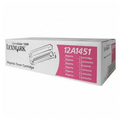 Lexmark 12A1451 магента (magenta) оригинален тонер
