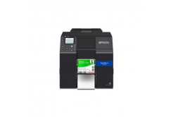 Epson ColorWorks C6000Ae C31CH76102, цвят принтер за етикети, фреза, дисплей, USB, Ethernet, черен