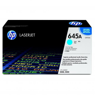 HP 645A, C9731A лазурен (cyan) оригинален тонер