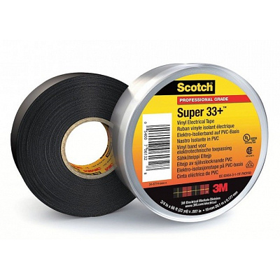 3M 33+ Scotch Super изолационна PVC лента с най-високо качество 19 mm x 20,1 m