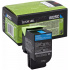Lexmark 80C2SC0 лазурен (cyan) оригинален тонер