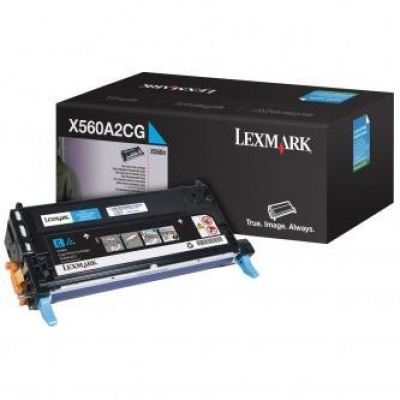 Lexmark X560A2CG лазурен (cyan) оригинален тонер