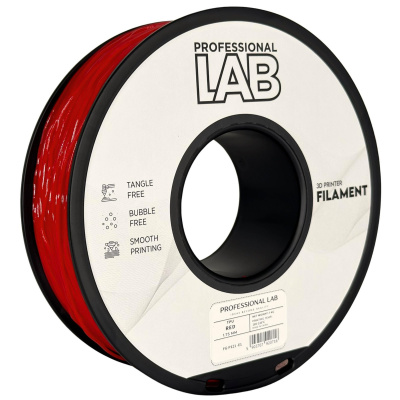 Professional Lab FG-P121-E1, 3D филамент, TPU, Red, 1kg, 1,75mm